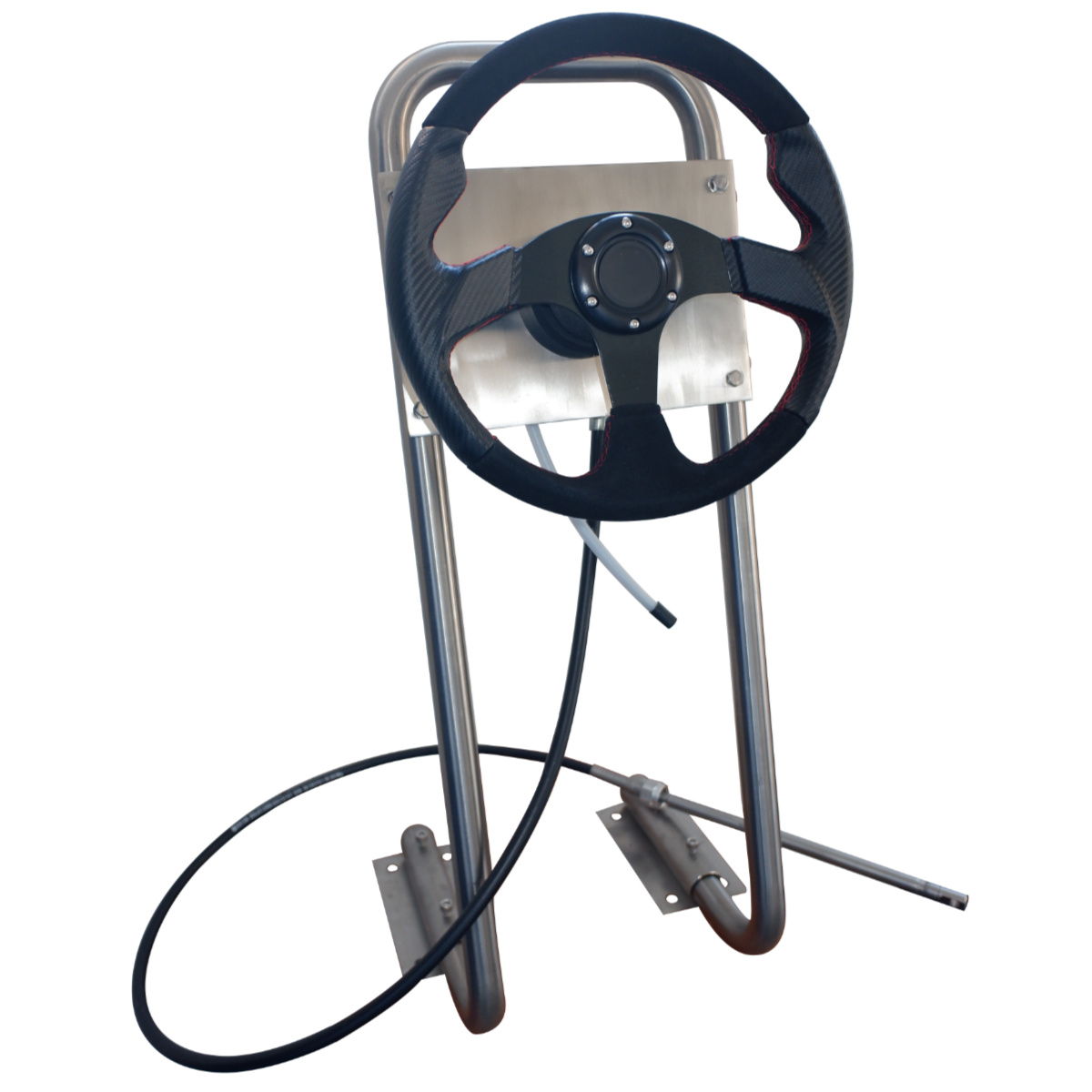 HIBO HIBO Rubberboot Stuursysteem tot 55 pk met Sportstuur Carbon Look