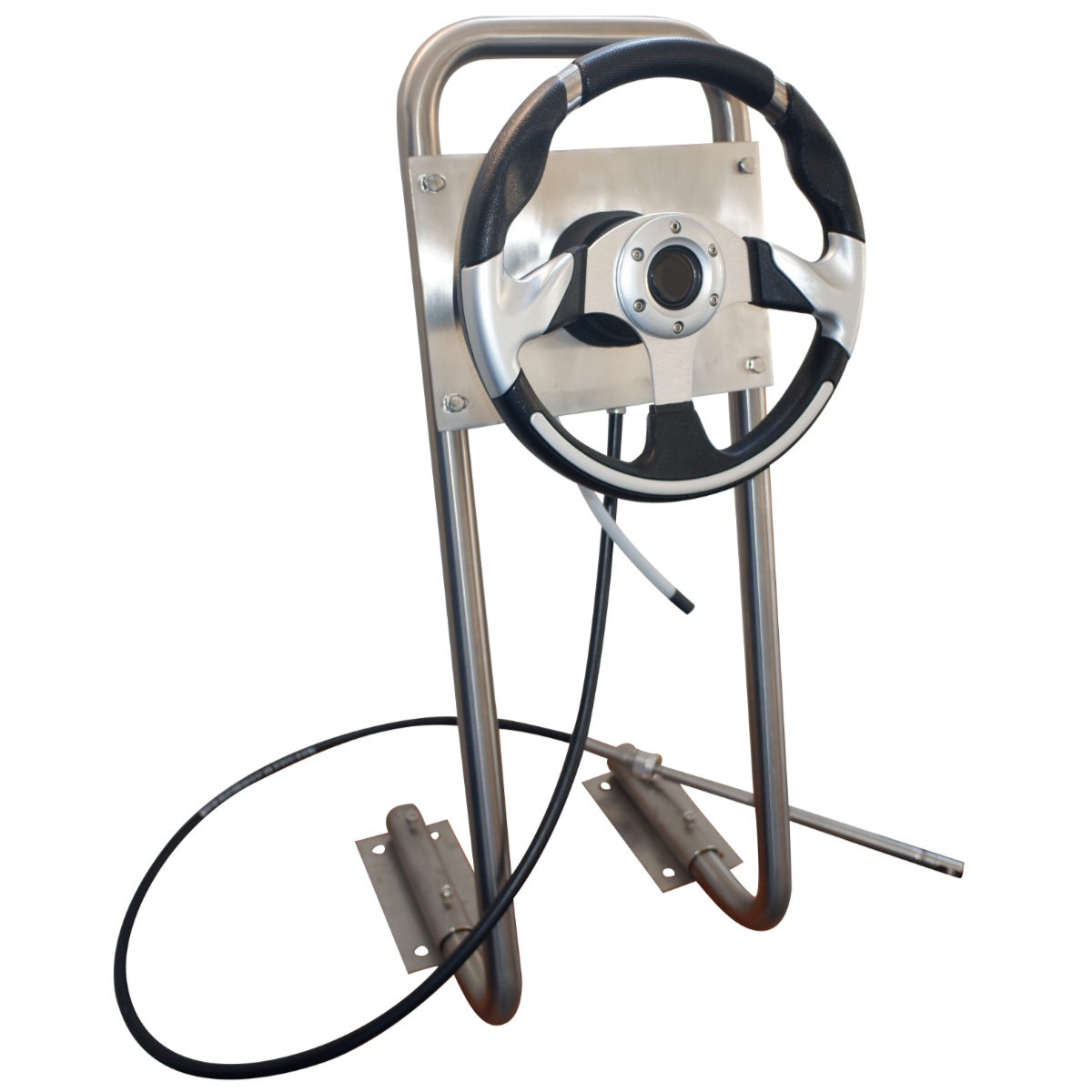 HIBO HIBO Rubberboot Stuursysteem tot 55 pk met Sportstuur Zilver