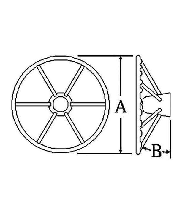 HIBO Stuurwiel Boot Zwart