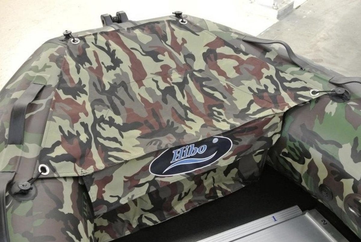 HIBO HIBO Rubberboot Boegtas Camouflage Elastiek