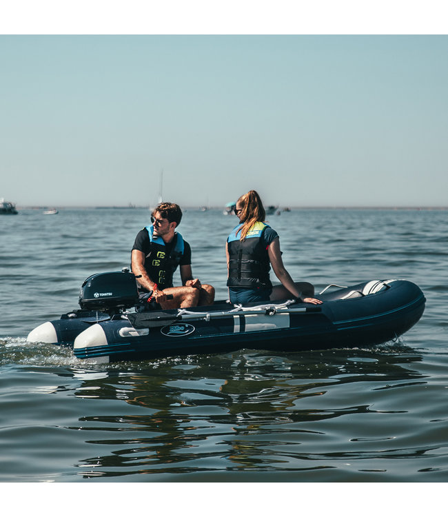 HIBO Rubberboot met motor Style Donkerblauw/Wit