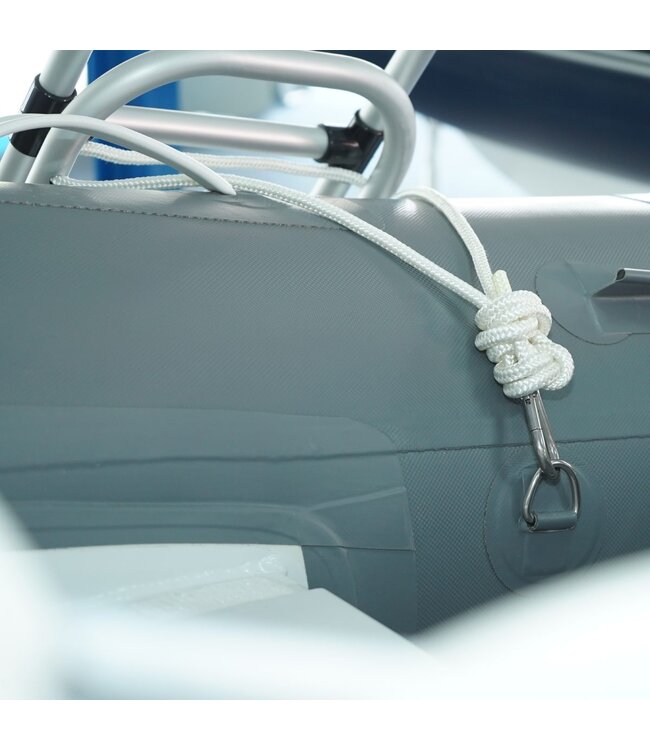 HIBO Zwemtrap Rubberboot 3-treden Aluminium