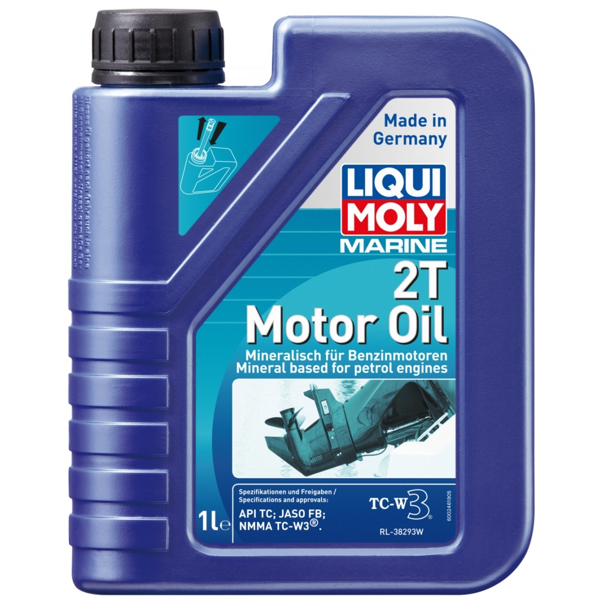 Liqui Moly Liqui Moly 2-takt Buitenboordmotor Olie TC-W3 1L