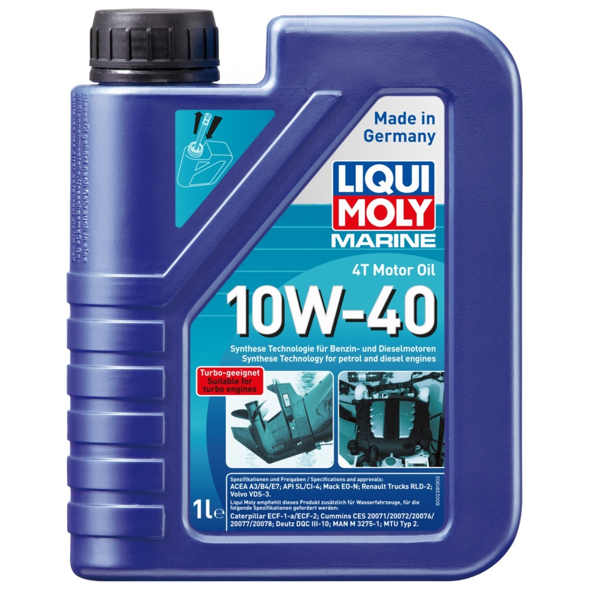 Liqui Moly Liqui Moly 4-takt Buitenboordmotor Olie 10W-40 1L