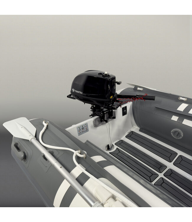 HIBO PRO Aluminium RIB Boot Style Grijs/Wit 2.50 + 4 PK