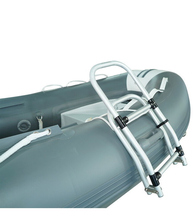 HIBO Zwemtrap Rubberboot 3-treden Aluminium