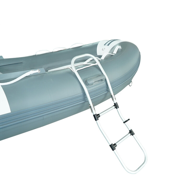 HIBO Zwemtrap Rubberboot 3-treden Aluminium