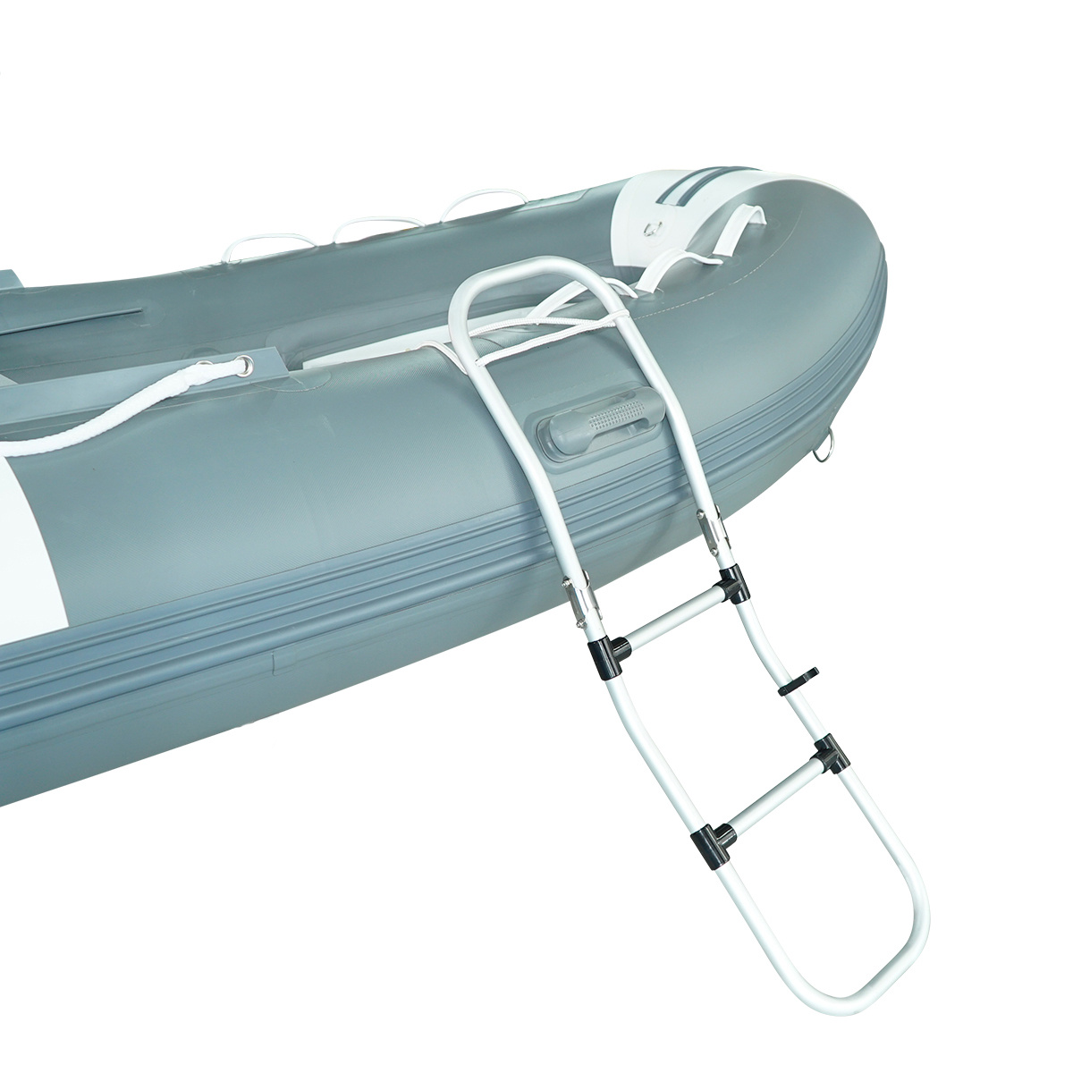 HIBO HIBO Zwemtrap Rubberboot 3-treden Aluminium, foto 4 van 6