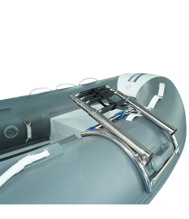 HIBO Zwemtrap Rubberboot 4-treden RVS