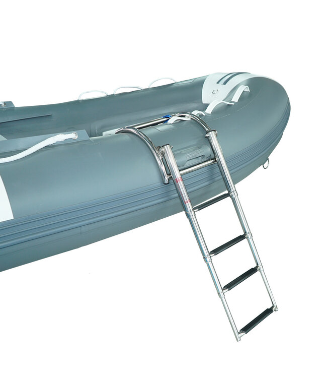 HIBO Zwemtrap Rubberboot 4-treden RVS