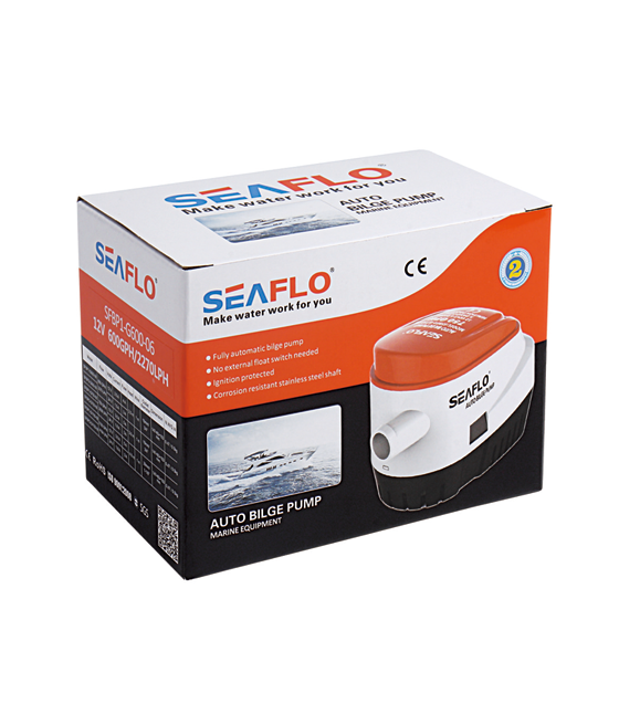 SeaFlo Automatische Bilgepomp 12V 600GPH, foto 3 van 3