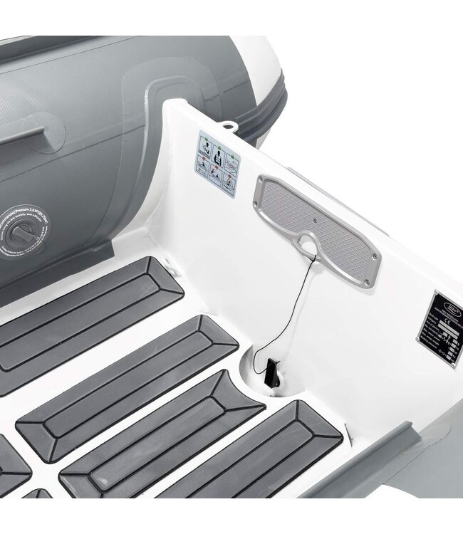 HIBO Style Aluminium RIB Boot Style Grijs/Wit 2.70