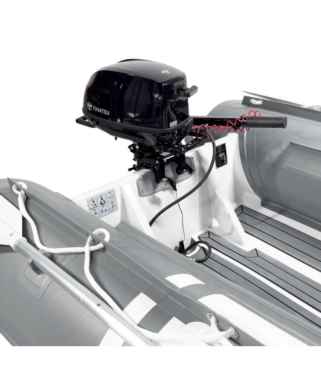 HIBO PRO Aluminium RIB Boot Style Grijs/Wit 3.00 + 6 PK