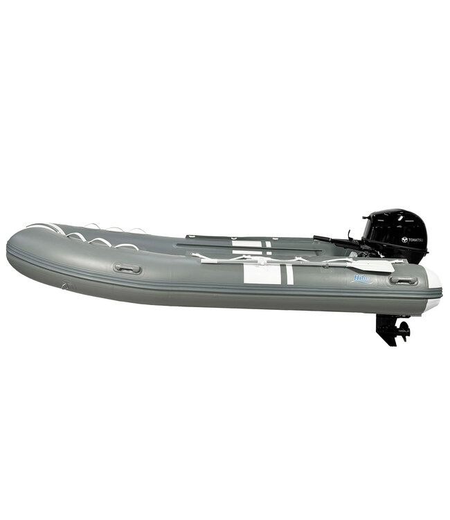 HIBO PRO Aluminium RIB Boot Style Grijs/Wit 3.80 + 30 PK