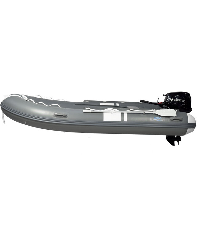 HIBO PRO Aluminium RIB Boot Style Grijs/Wit 3.60 + 20 PK