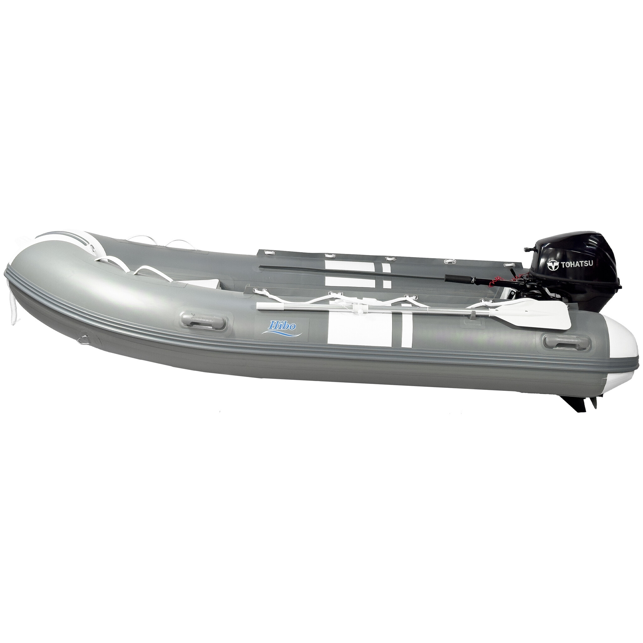 HIBO HIBO PRO Aluminium RIB Boot Style Grijs/Wit 3.30 + 9.9 PK
