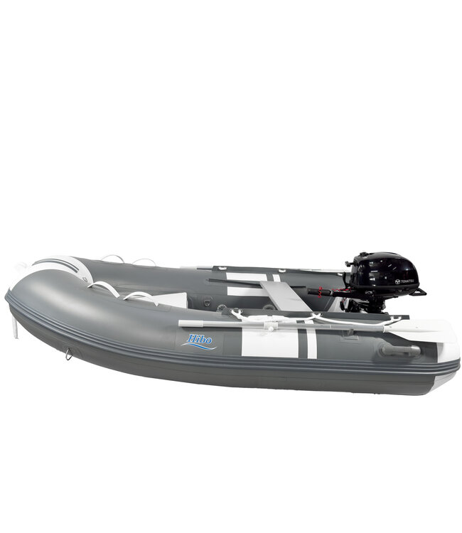 HIBO PRO Aluminium RIB Boot Style Grijs/Wit 2.70 + 6 PK