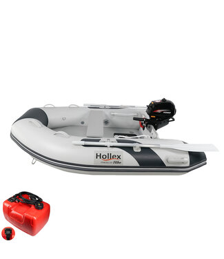 HIBO Hollex by Hibo 2.00 Airdeck Rubberboot met motor Hidea 2.5 PK