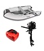 Hollex by Hibo 2.35 Airdeck Rubberboot met motor Hidea 2.5 PK