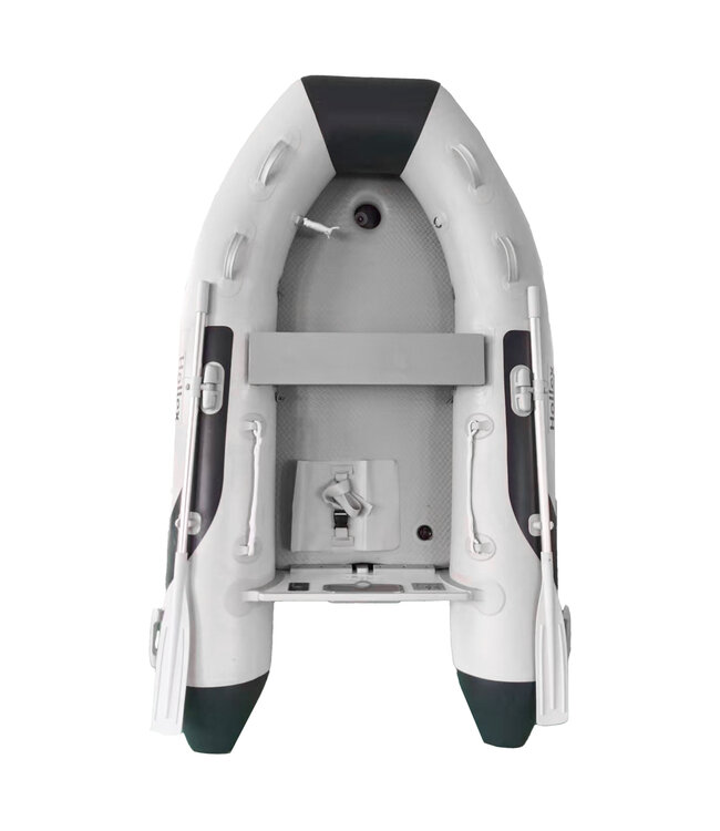 Hollex by Hibo 2.35 Airdeck Rubberboot met motor Wolong Flowstar 1.5 KW