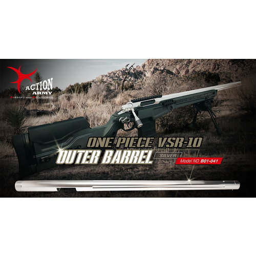 Action Army Outer Barrel VSR-10 Plateado Action Army Outer Barrel VSR-10 Plateado