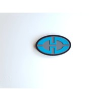 Desert Tech Logo Parche (Azul/Negro)