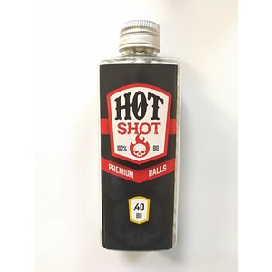 Hot Shot 0.40g 1000x  Bolas Bio Blancas Pulidas