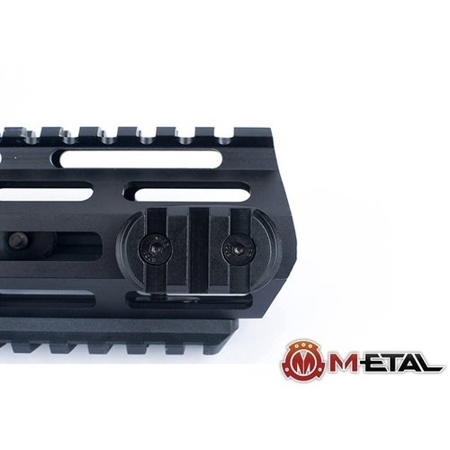 Metal 3-Slot M-lok CNC Aluminum Top rounded