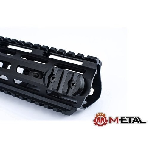 Metal 3-Slot M-lok CNC Aluminum Top rounded