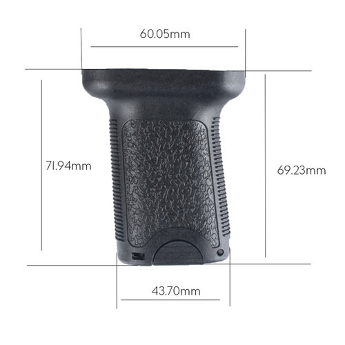 MP Short Grip M-lok / KeyMod - Black MP Short Grip M-lok / KeyMod - Black