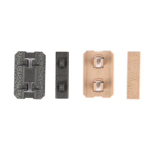 MP Type 2 M-lok Top Covers Black (12 Pcs)