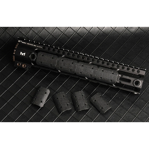 MP Type 2 M-lok Top Covers Black (12 Pcs)