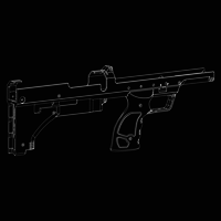 SRS A2 Spare Nylon Stock Black