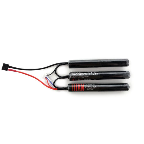 Titan Lithium Ion 6000mAh 11.1v Crane Nunchuck T-Plug Titan Lithium Ion 6000mAh 11.1v Crane Nunchuck T-Plug