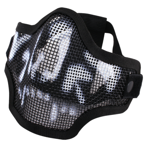 Viper Crossteel Face Mask Black Skull