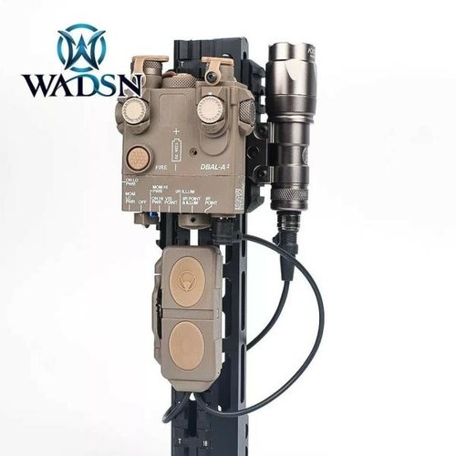 WADSN Interruptor Negro Reemplazo de Almohadilla de Presión Remota Dual para Linterna PEQ / M3X WADSN Interruptor Negro Reemplazo de Almohadilla de Presión Remota Dual para Linterna PEQ / M3X