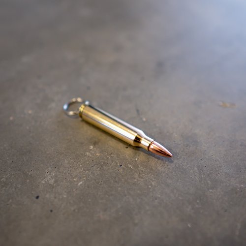 Copper & Brass NATO Cartridge Label with Phosphor Bullet