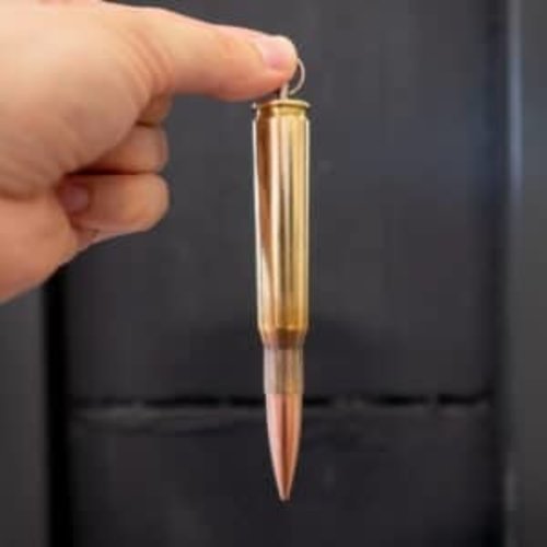 Copper & Brass NATO Cartridge Label with Phosphor Bullet