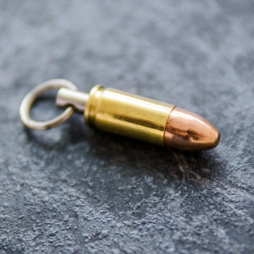 Copper & Brass NATO Cartridge Label with Phosphor Bullet