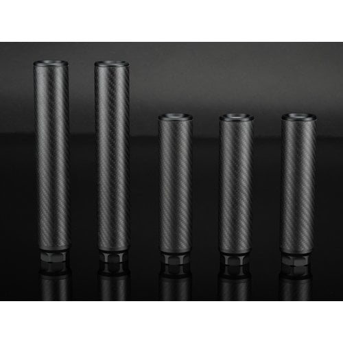 Silverback Carbon Dummy Suppressor, Long, 14mm CCW