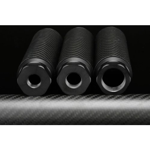 Silverback Carbon Dummy Suppressor, Long, 14mm CCW