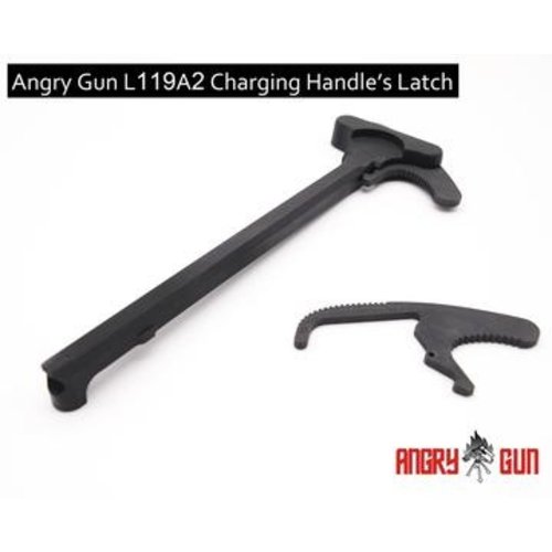 AngryGun L119A2 Charging Handle's Latch