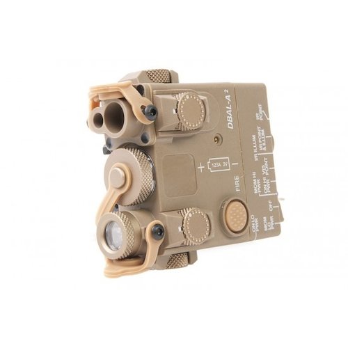 WADSN DBAL-A2 Aiming Devices (Laser Verde  &IR Laser& luz blanca) Polymer Tan