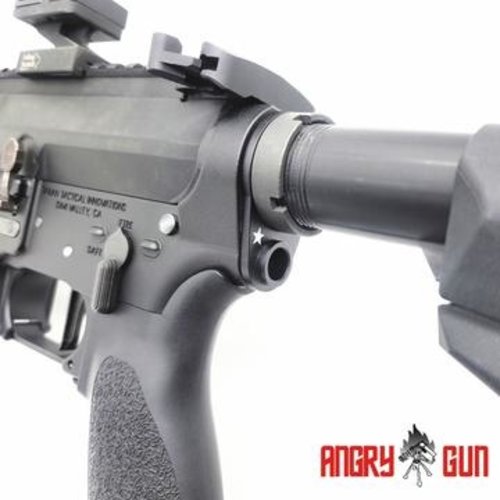 AngryGun BC* Set de Anilla y QD para Tubo de Culata de MWS M4 de Marui