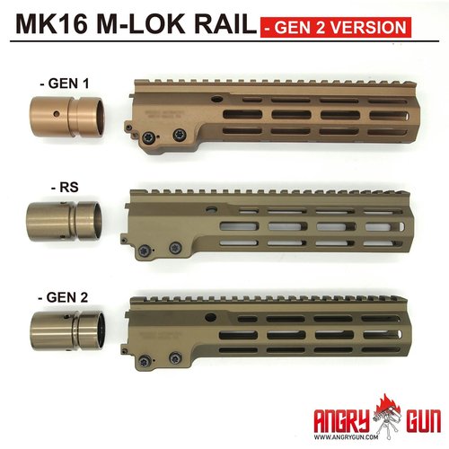 AngryGun MK16 M-Lok Rail 10.5 inch DDC