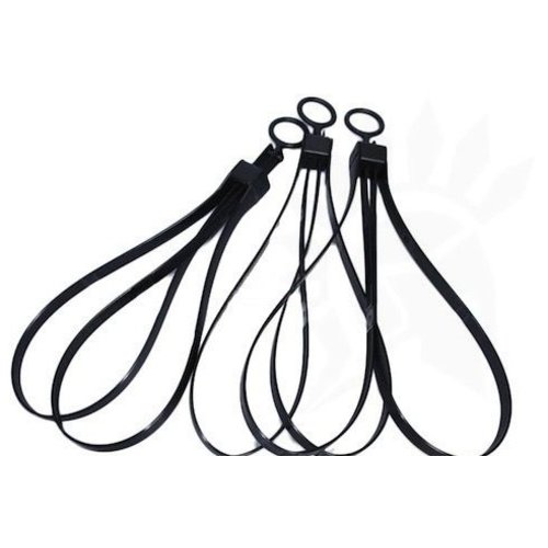 MP Tactical Plastic Cable Tie Strap Handcuffs Belt - BK