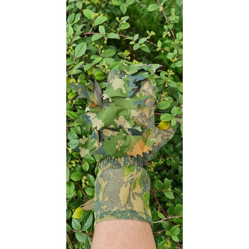 STALKER 3D Leaf Suit Gloves - Green