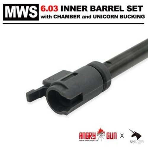 AngryGun MWS Kit inner, chamber and bucking 250mm 60º