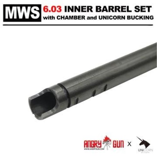 AngryGun MWS Kit inner, chamber and bucking 250mm 60º