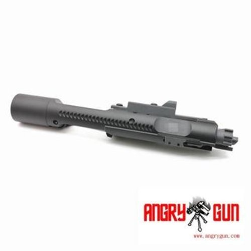 AngryGun MWS High Speed Bolt Carrier with Gen 2 MPA Nozzle - 416 Style - Black